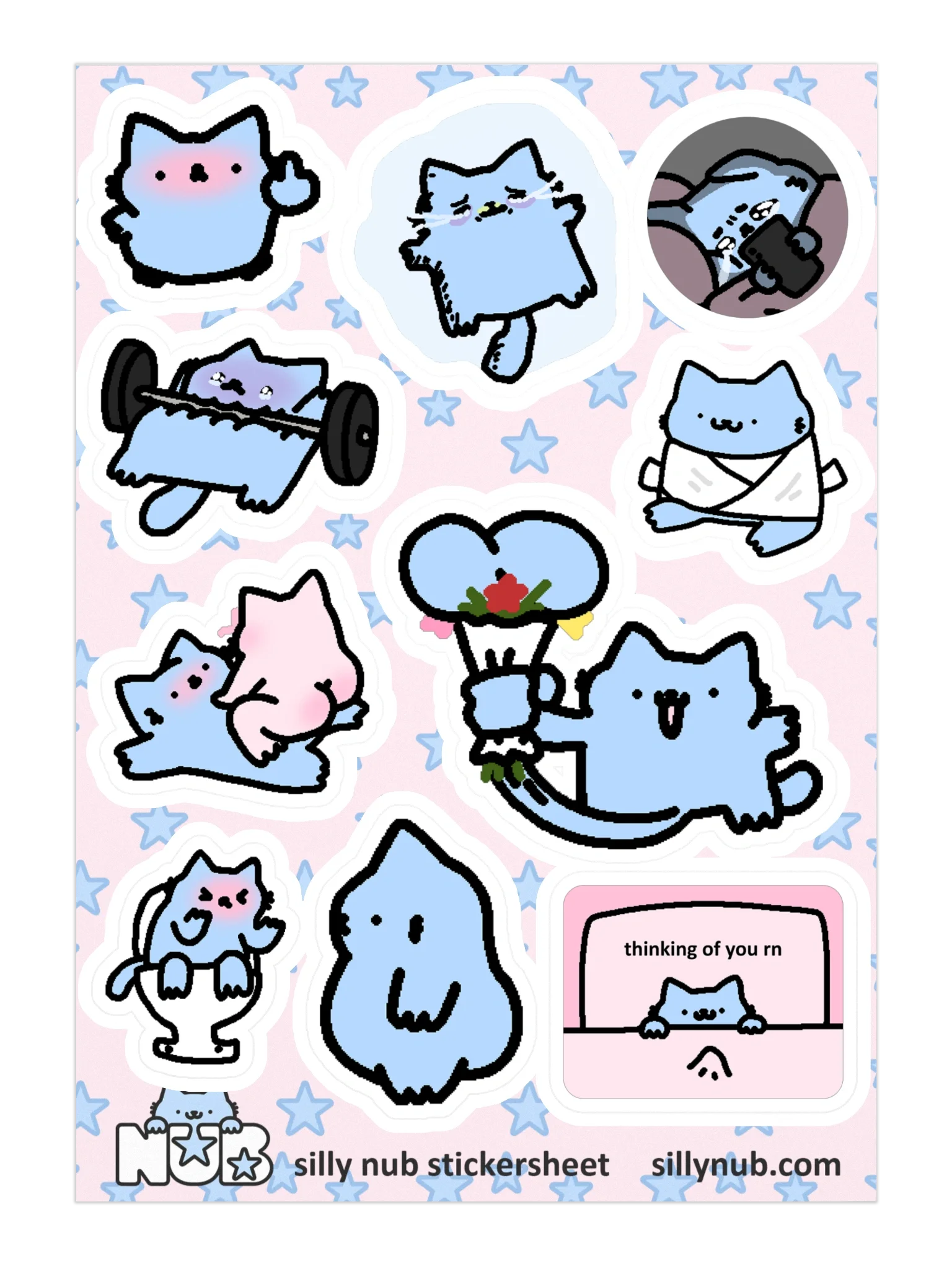 silly nub stickers product image (1)
