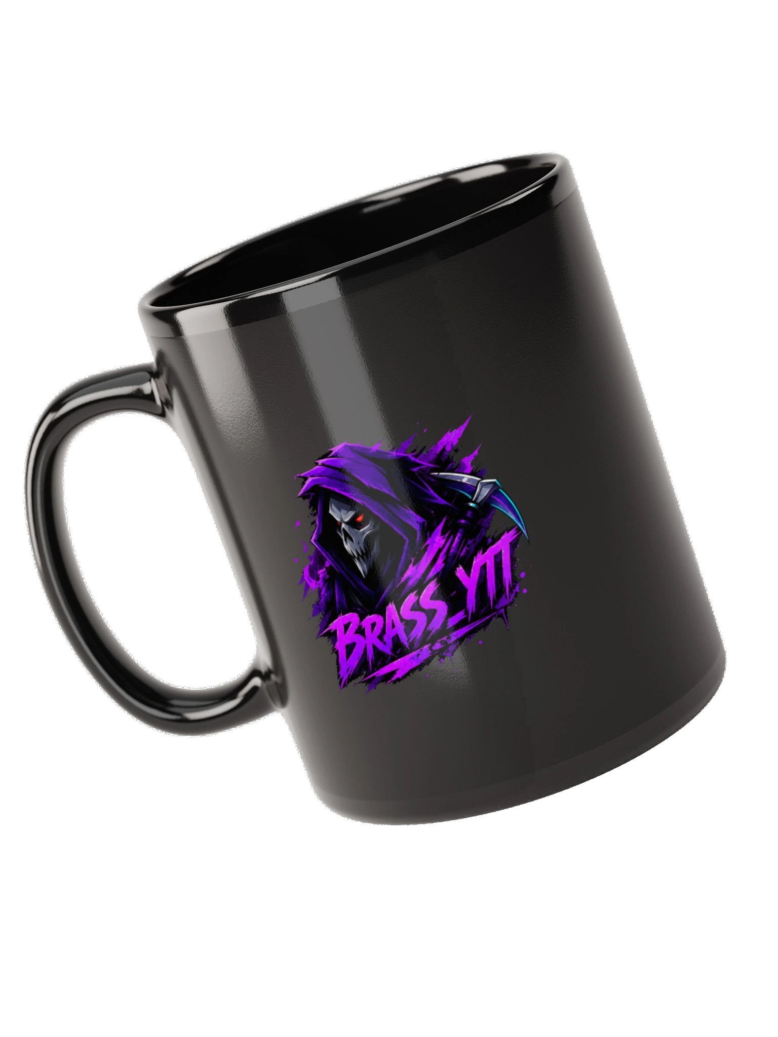 BRASS_YTT Black Glossy Mug | Motiv 1 product image (11)