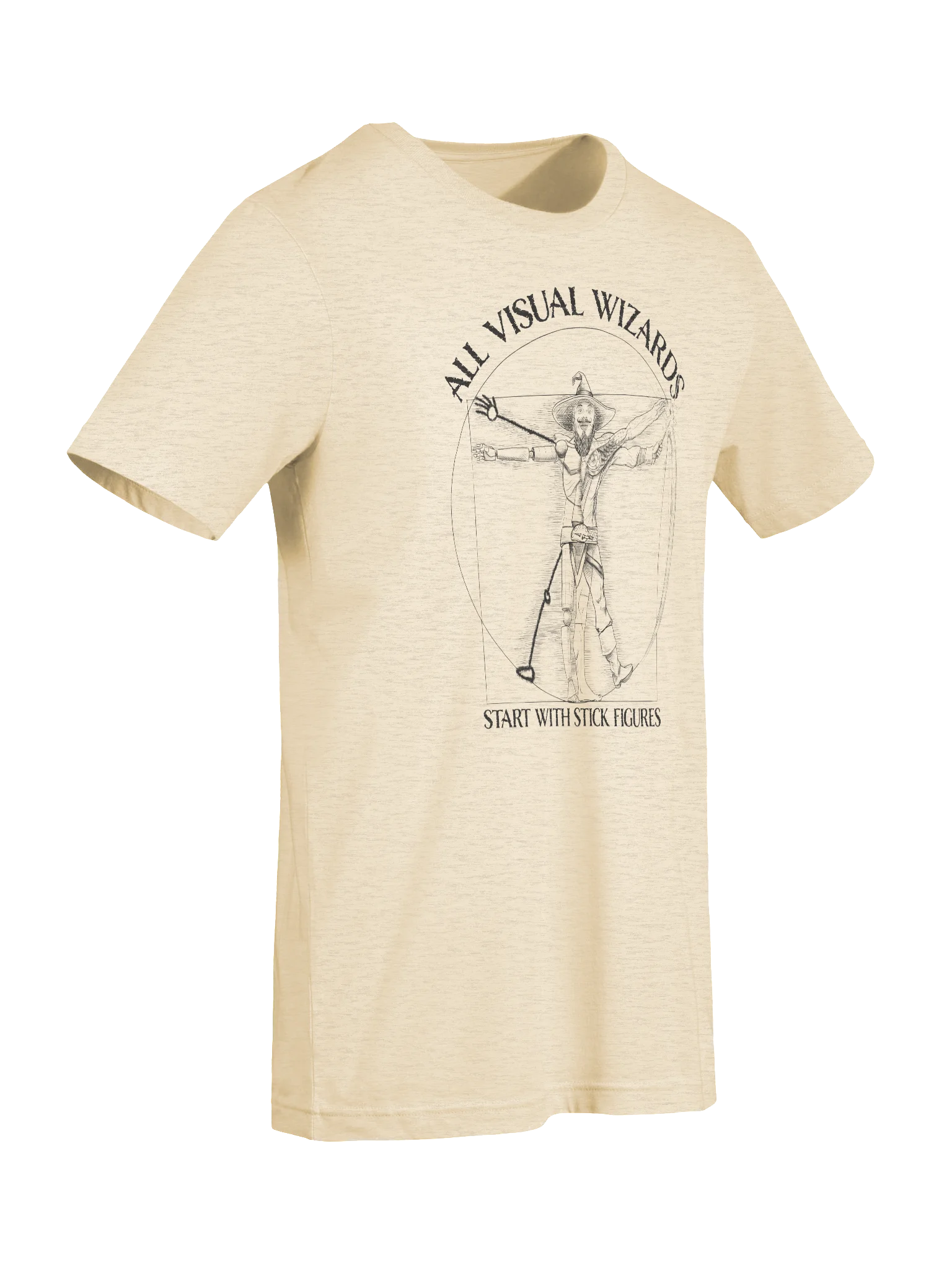All Visual Wizards Start with Stick Figures | T-shirt product image (79)