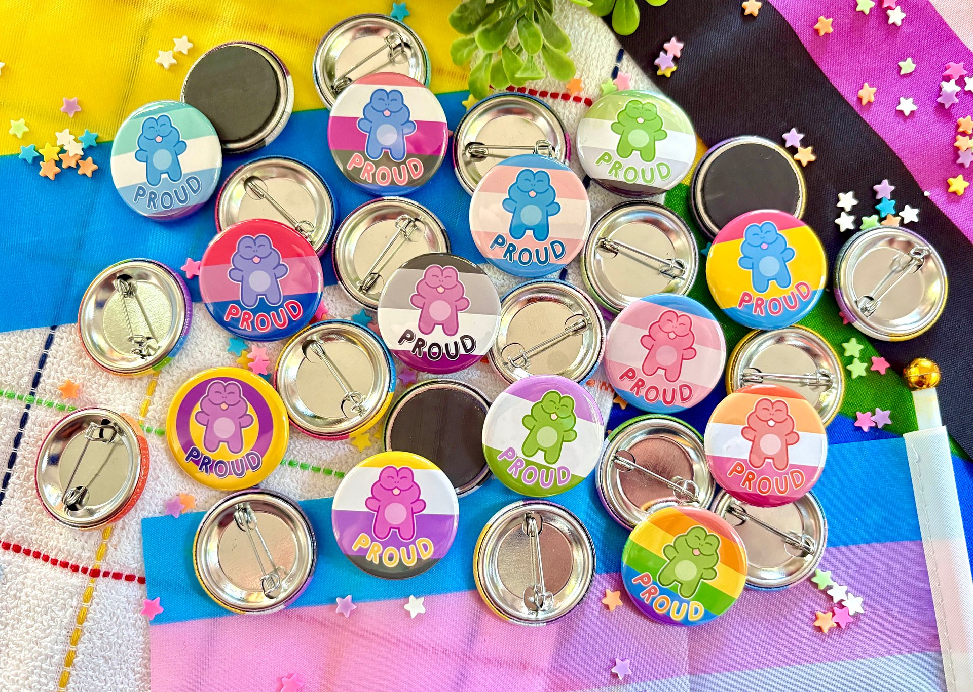 Proud Frog Buttons and Magnets product image (3)