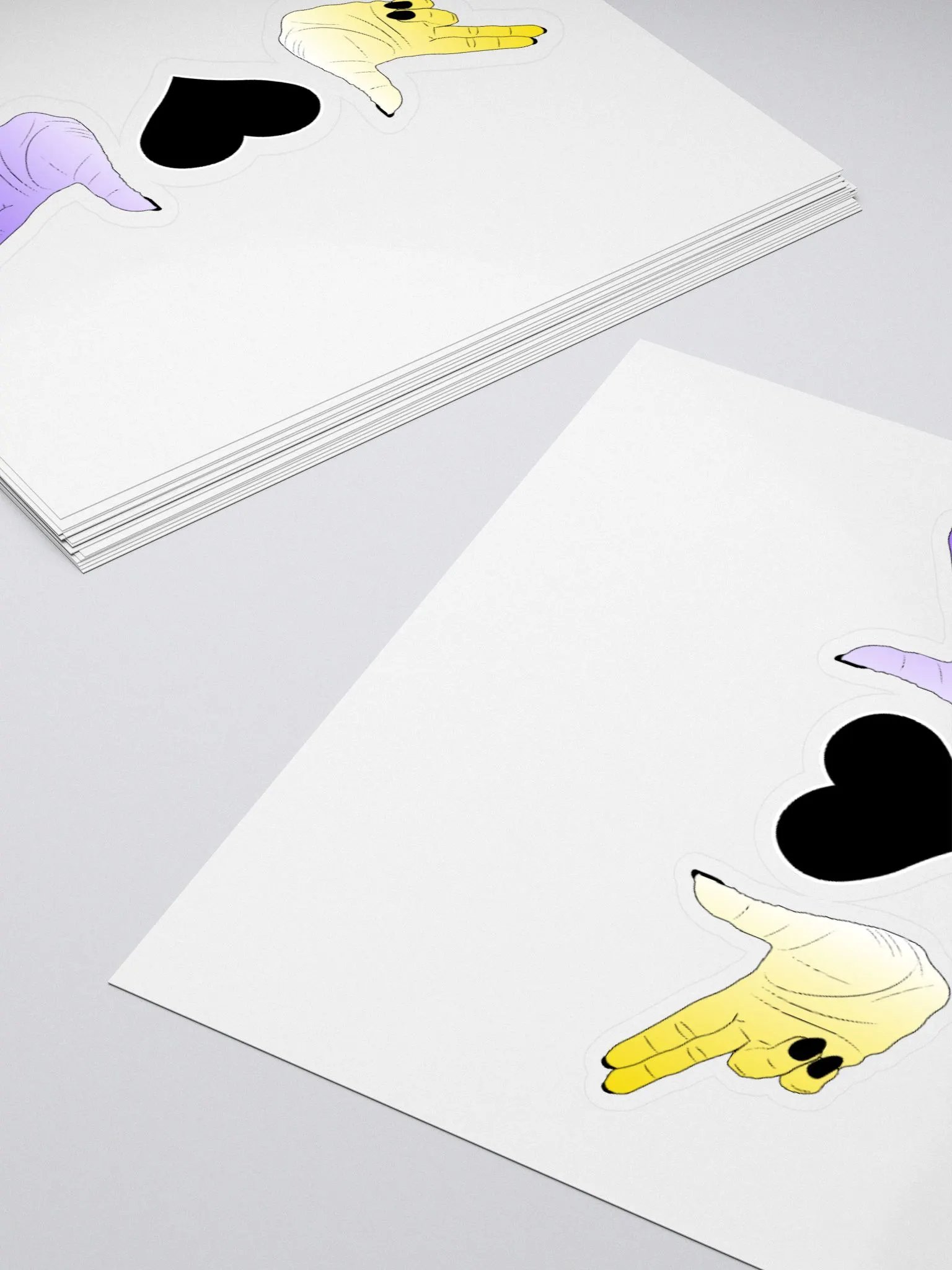 Finger Guns (enby flag) product image (13)