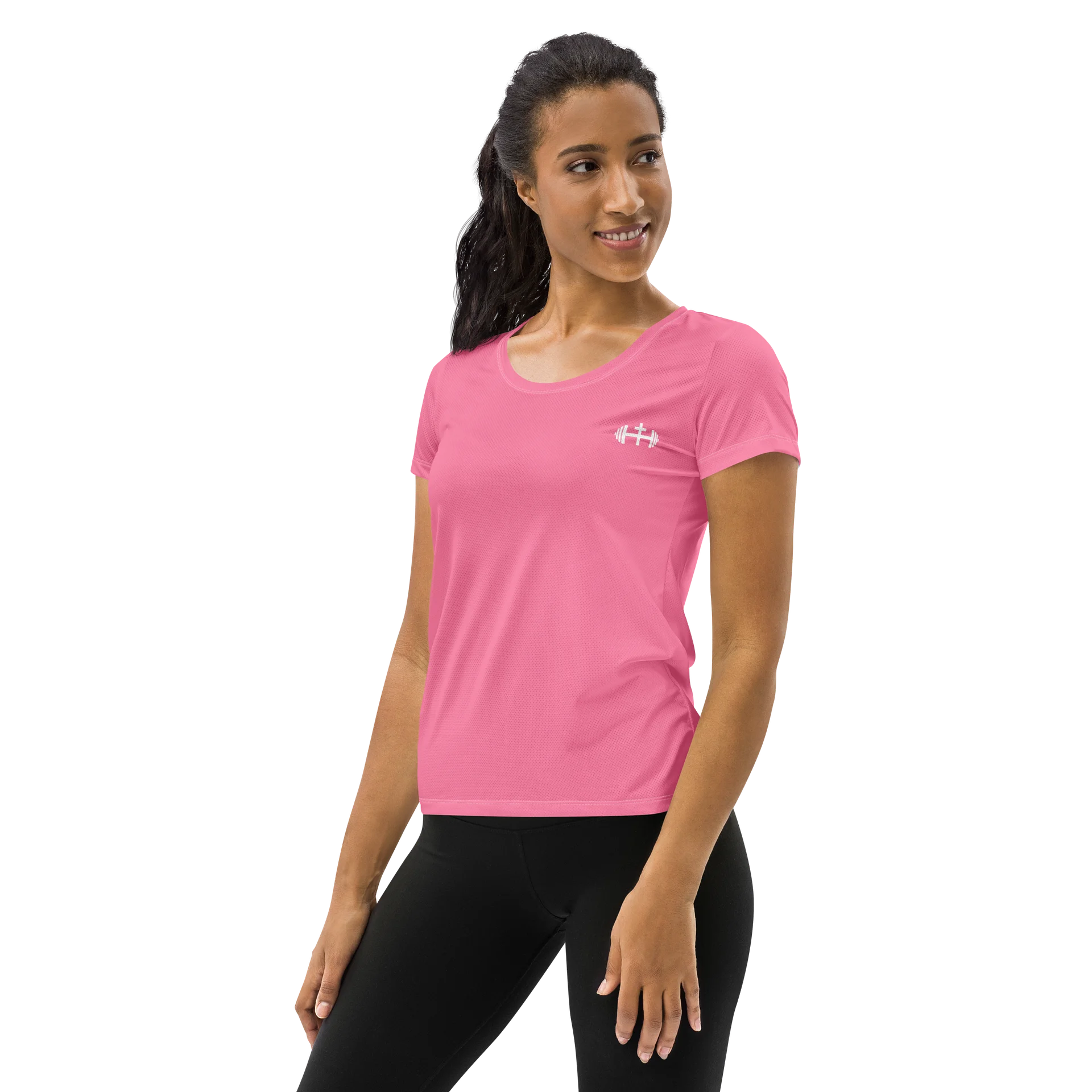 His House Womens Performance T-Shirt - Pink product image (3)