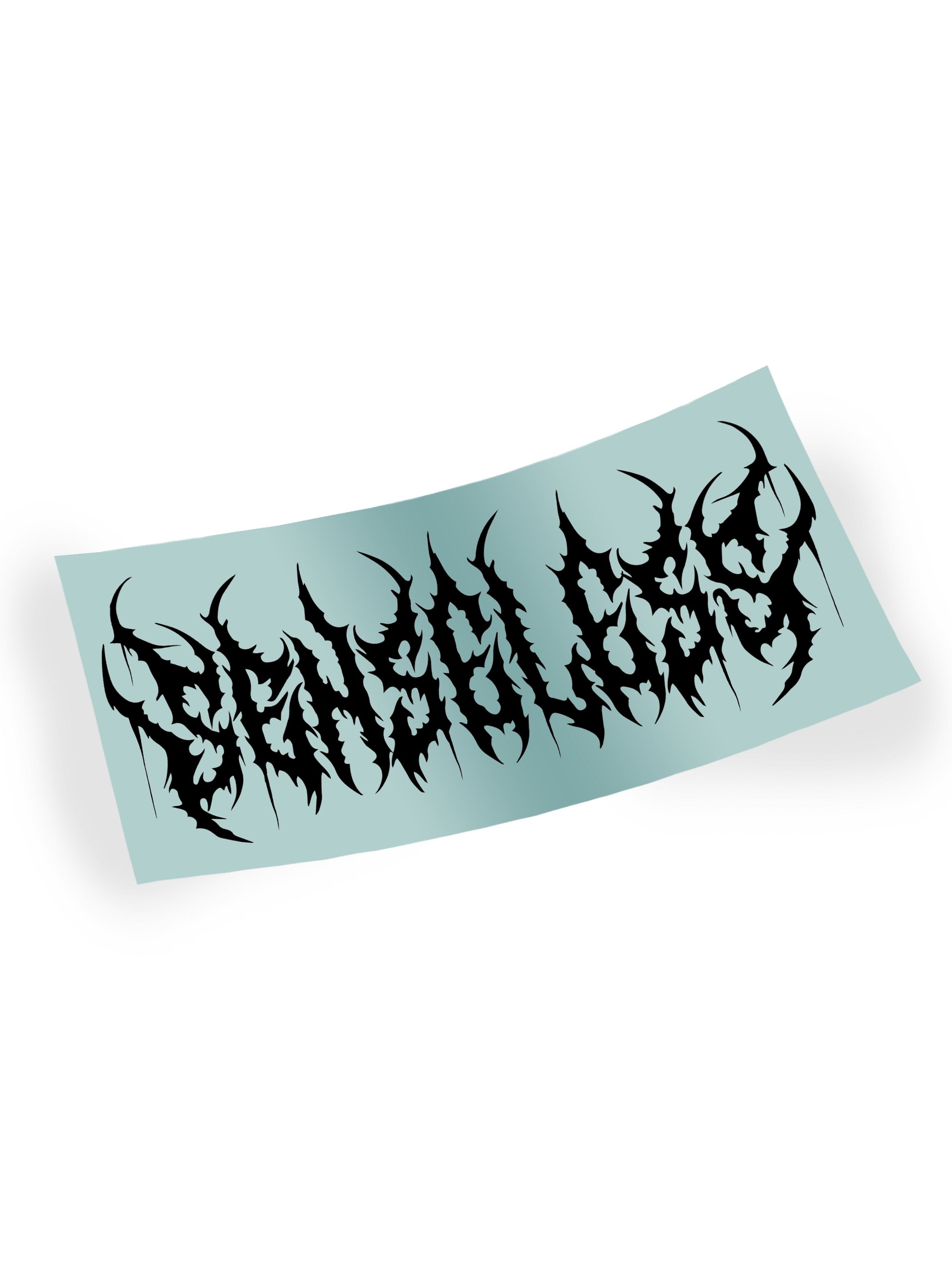 Metal Logo Mini Vinyl Sticker product image (2)
