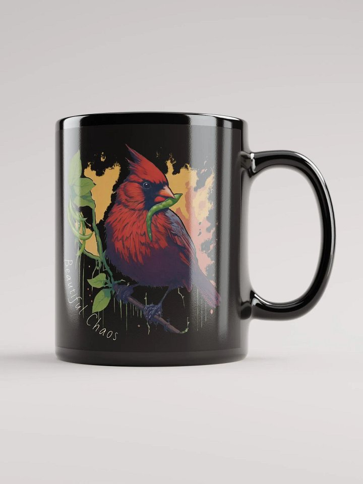 Beautiful Chaos - Green Bean Thief | Glossy Black Mug product image (1)