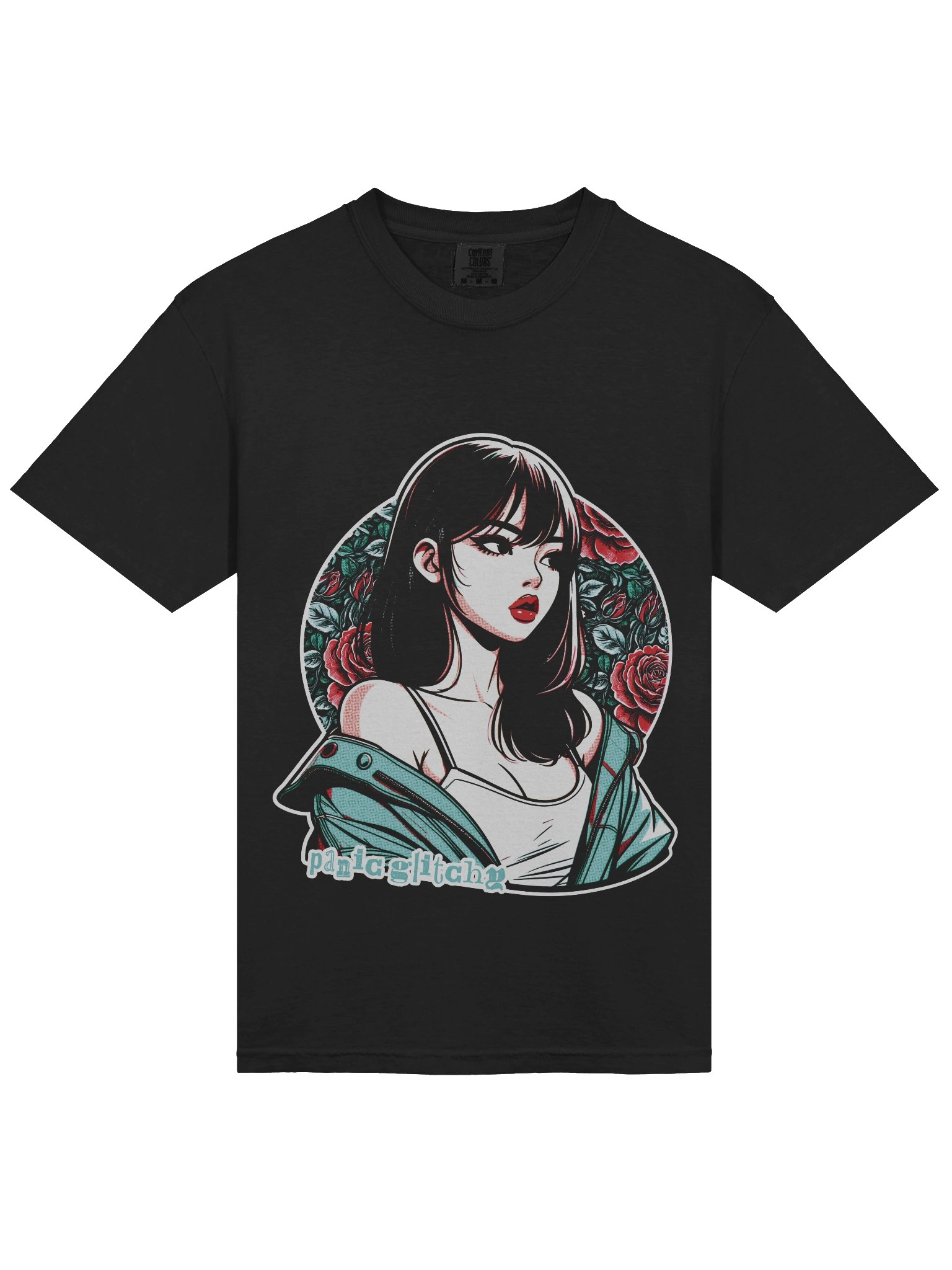 Panic Glitchy Dream Girl Rose Garden Tee product image (10)