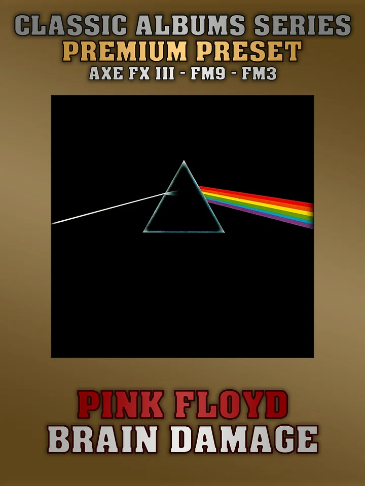 Pink Floyd - Brain Damage | Premium Preset | Axe FX III - FM9 - FM3 product image (1)
