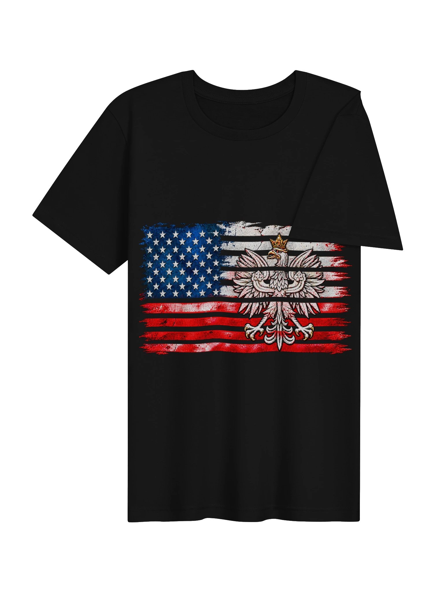 Polish American Flag T-Shirt product image (5)