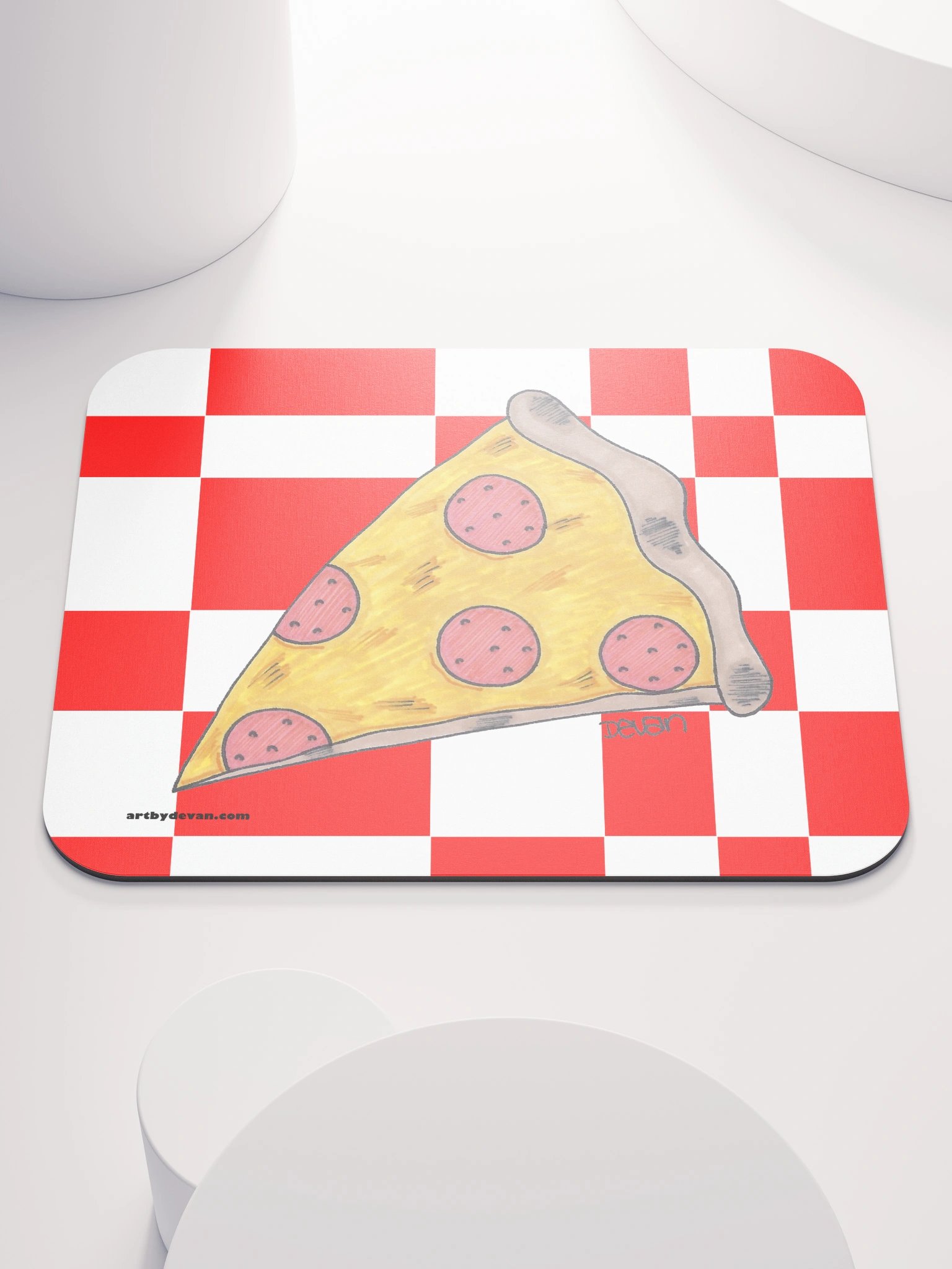 Pepperoni Pizza Mousepad product image (1)