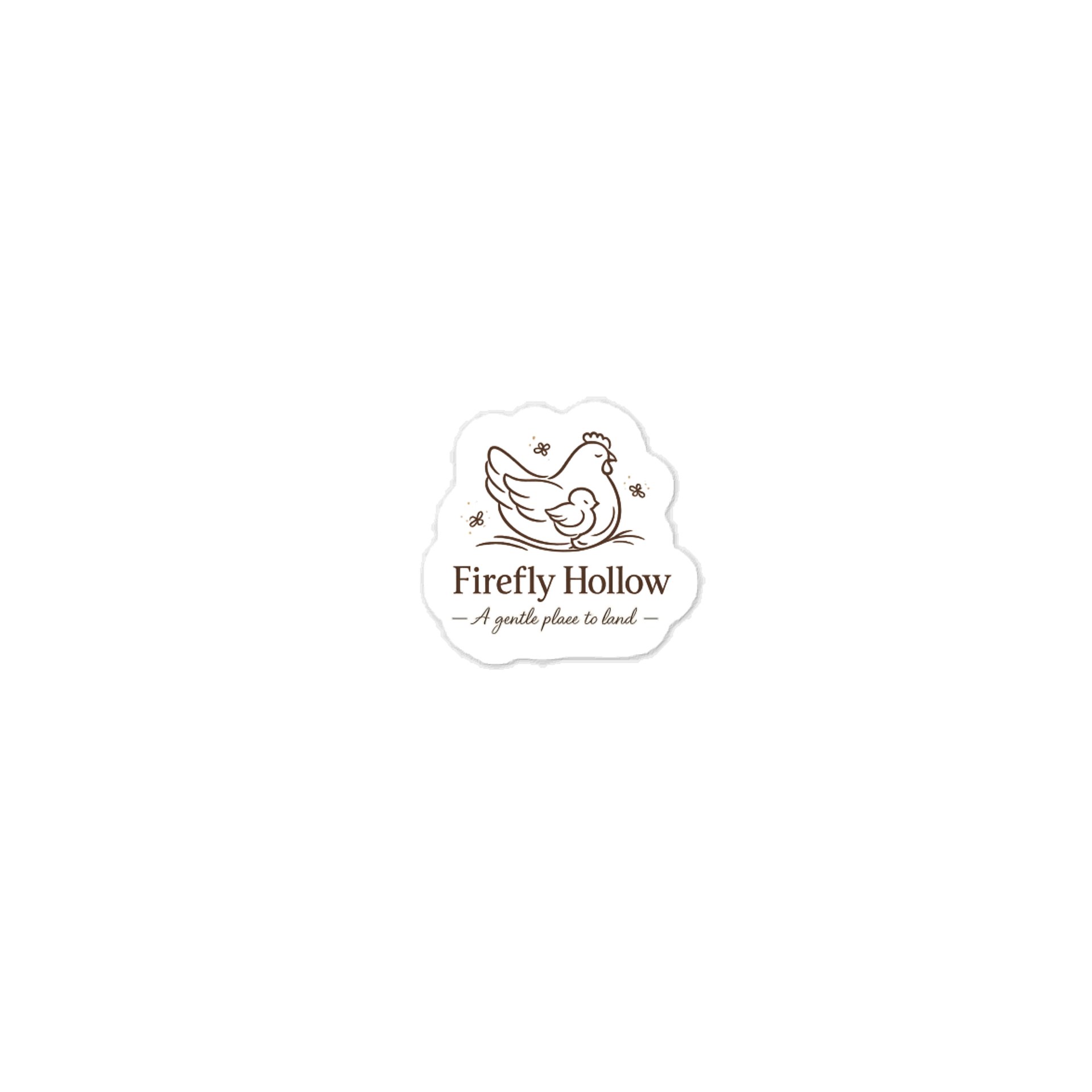 A gentle place to land sticker product image (1)