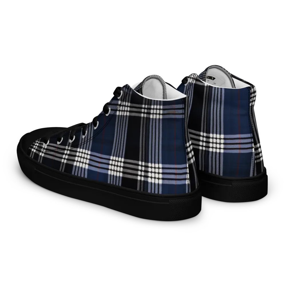 Blue Tartan Shoes - Men's High Tops product image (3)
