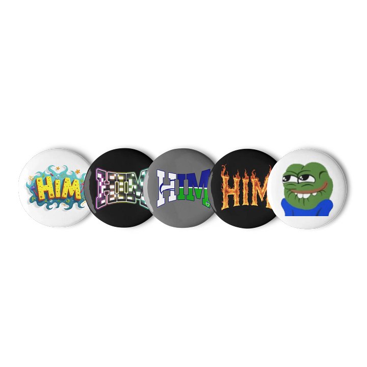 HIM Pin Buttons Set 1 product image (1)
