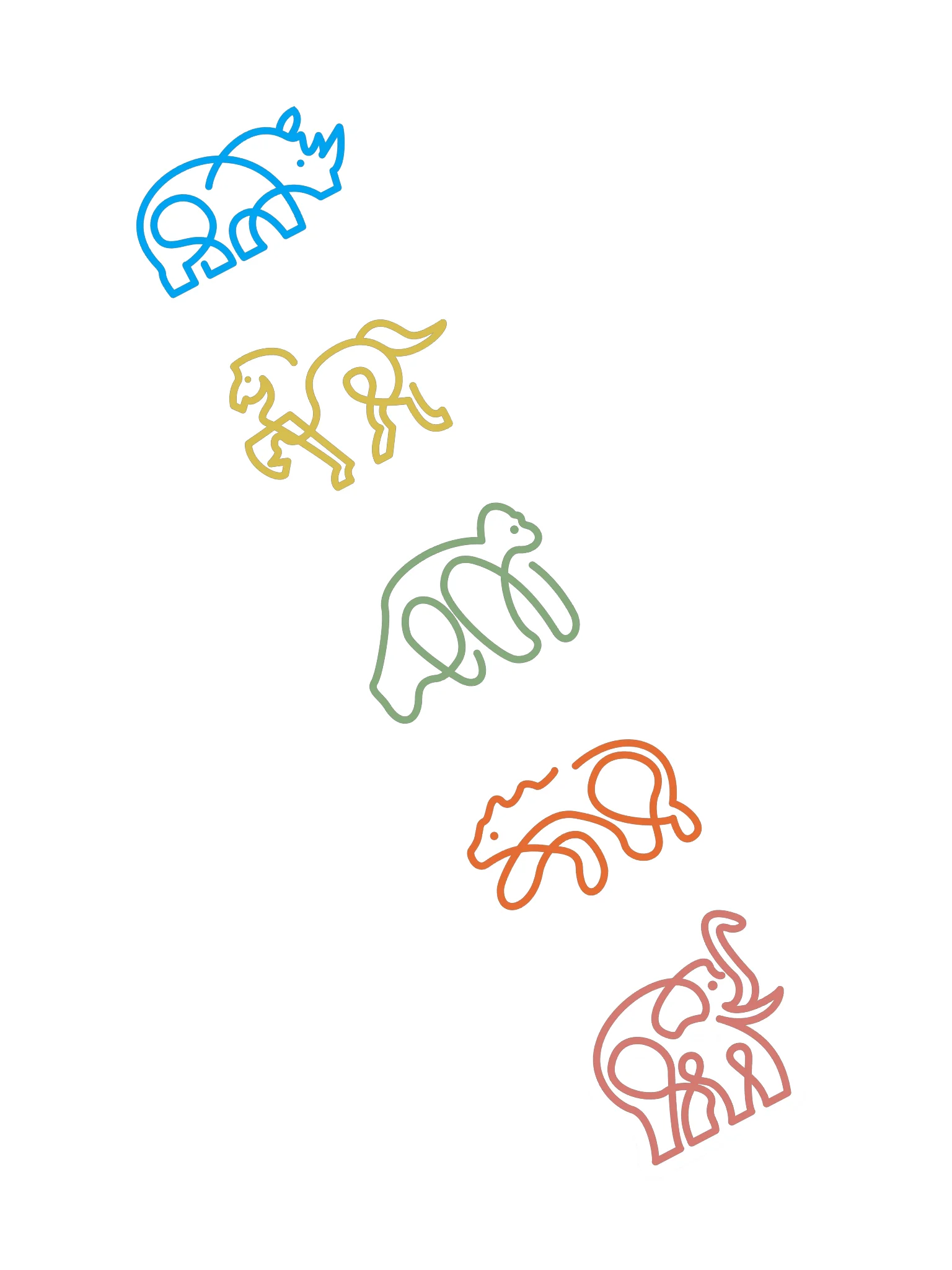 Centenario Animal Sticker Set product image (2)