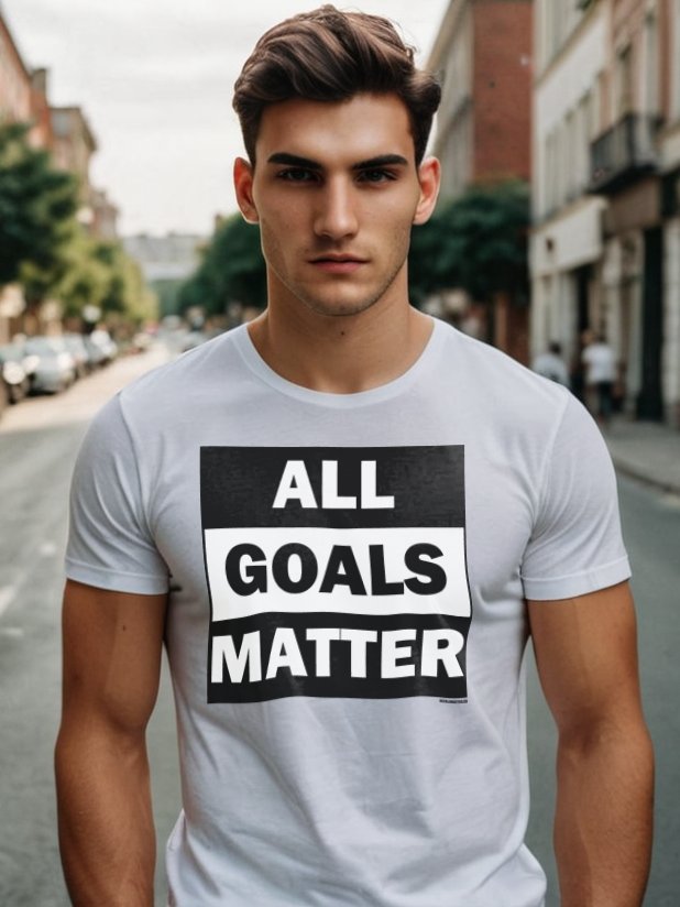 Funny Hockey T-Shirt – All Goals Matter – Beer League Hockey Shirt for Men – Gift for Hockey Players & Fans product image (2)