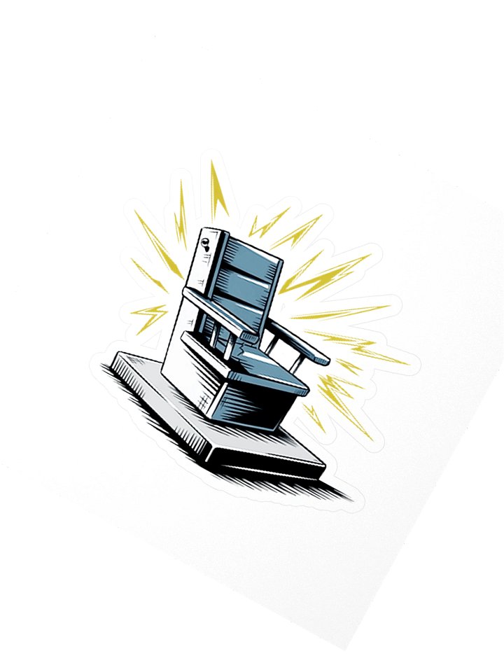 Old Sparky Sticker — DE.STKR-01 product image (2)