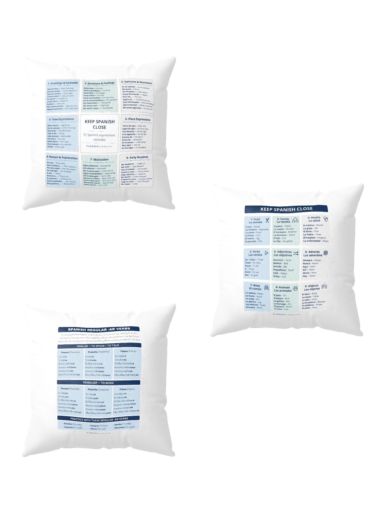 The Spanish Trio Pillow Bundle product image (1)