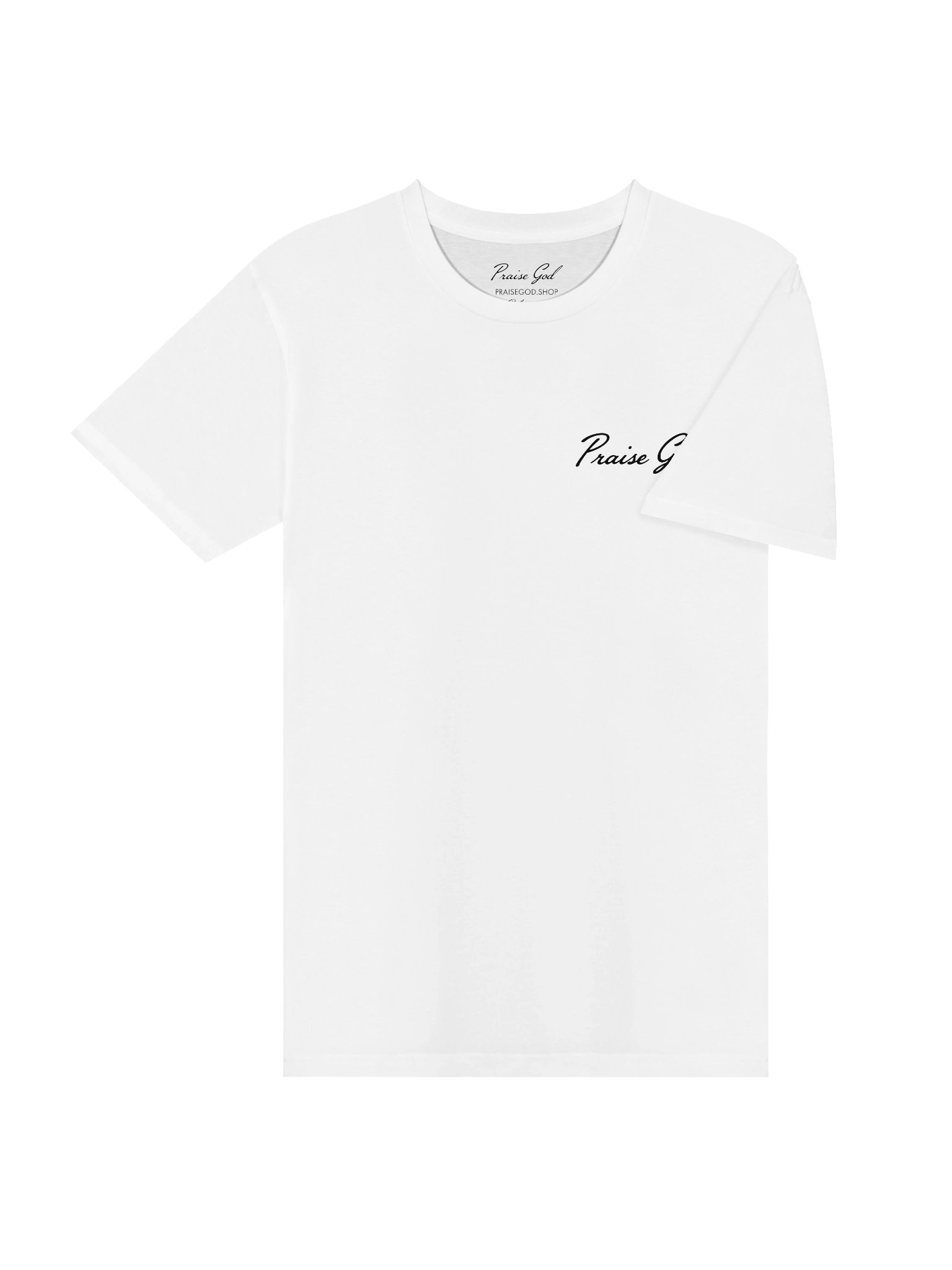 PRAISE GOD ESSENTIAL T-SHIRT - WHITE product image (4)