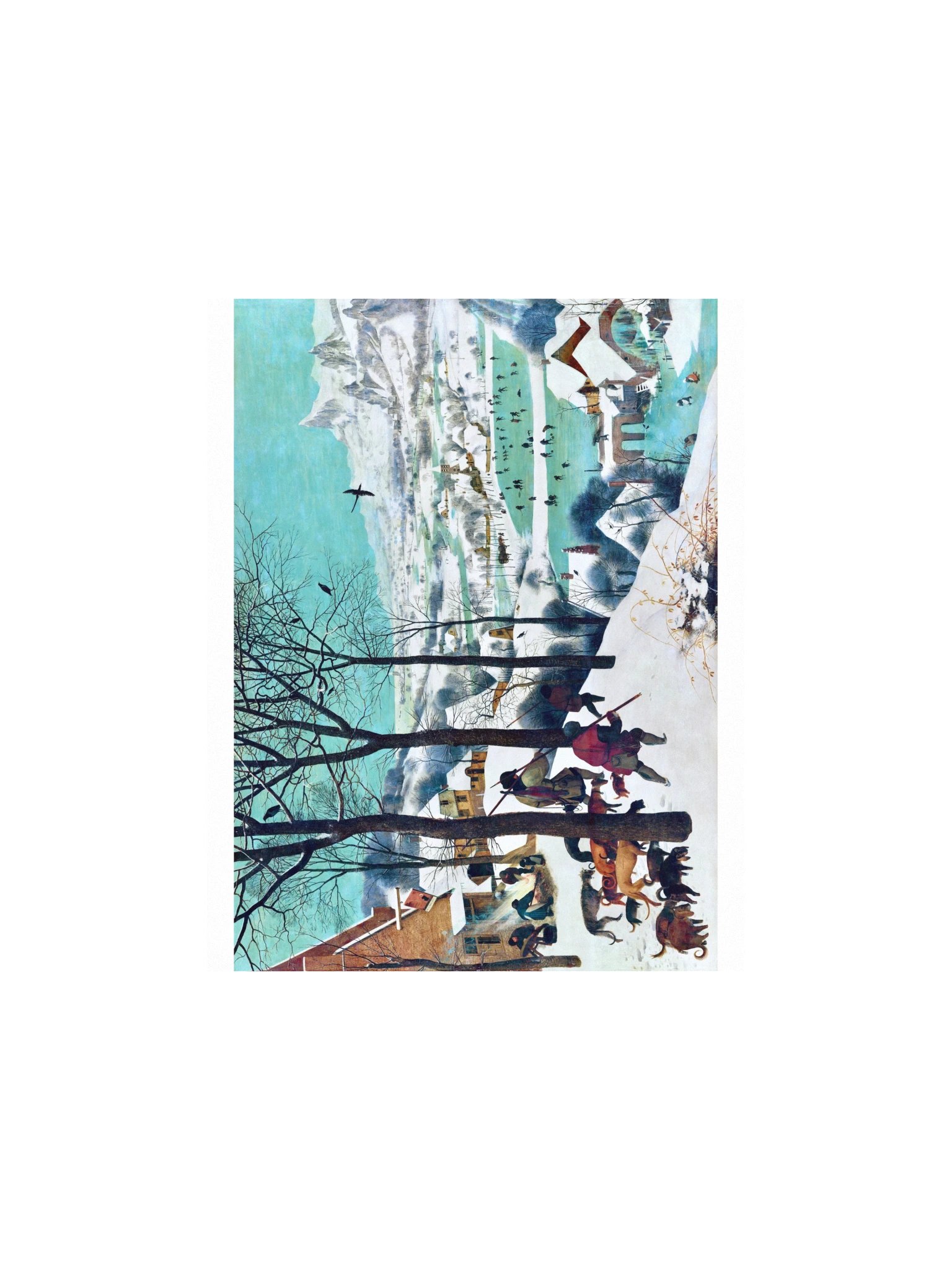 Hunters in the Snow (Winter) — Small Poster product image (1)