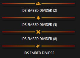 Fire Drill Embed Divider Bars product image (1)
