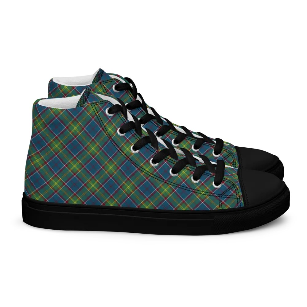 Ayrshire Tartan Men's High Top Shoes product image (3)