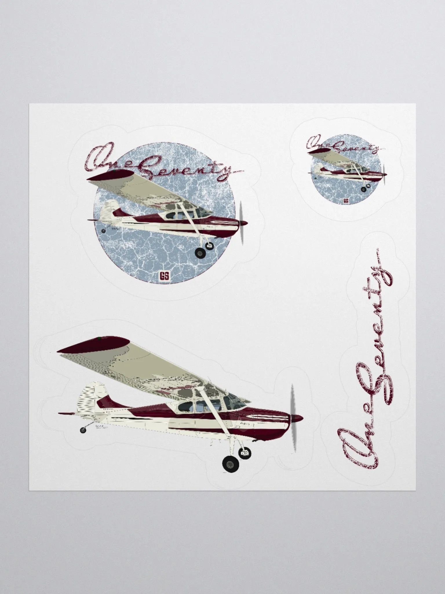 Cessn 170 Collectable Sticker Pack product image (1)