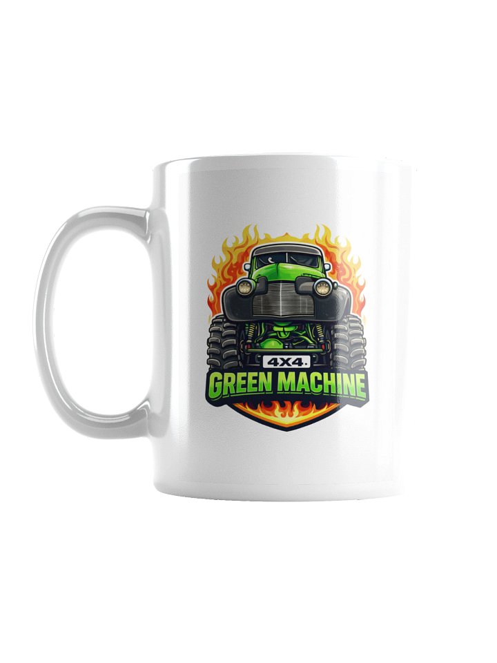 Flaming Green Machine Mug product image (1)