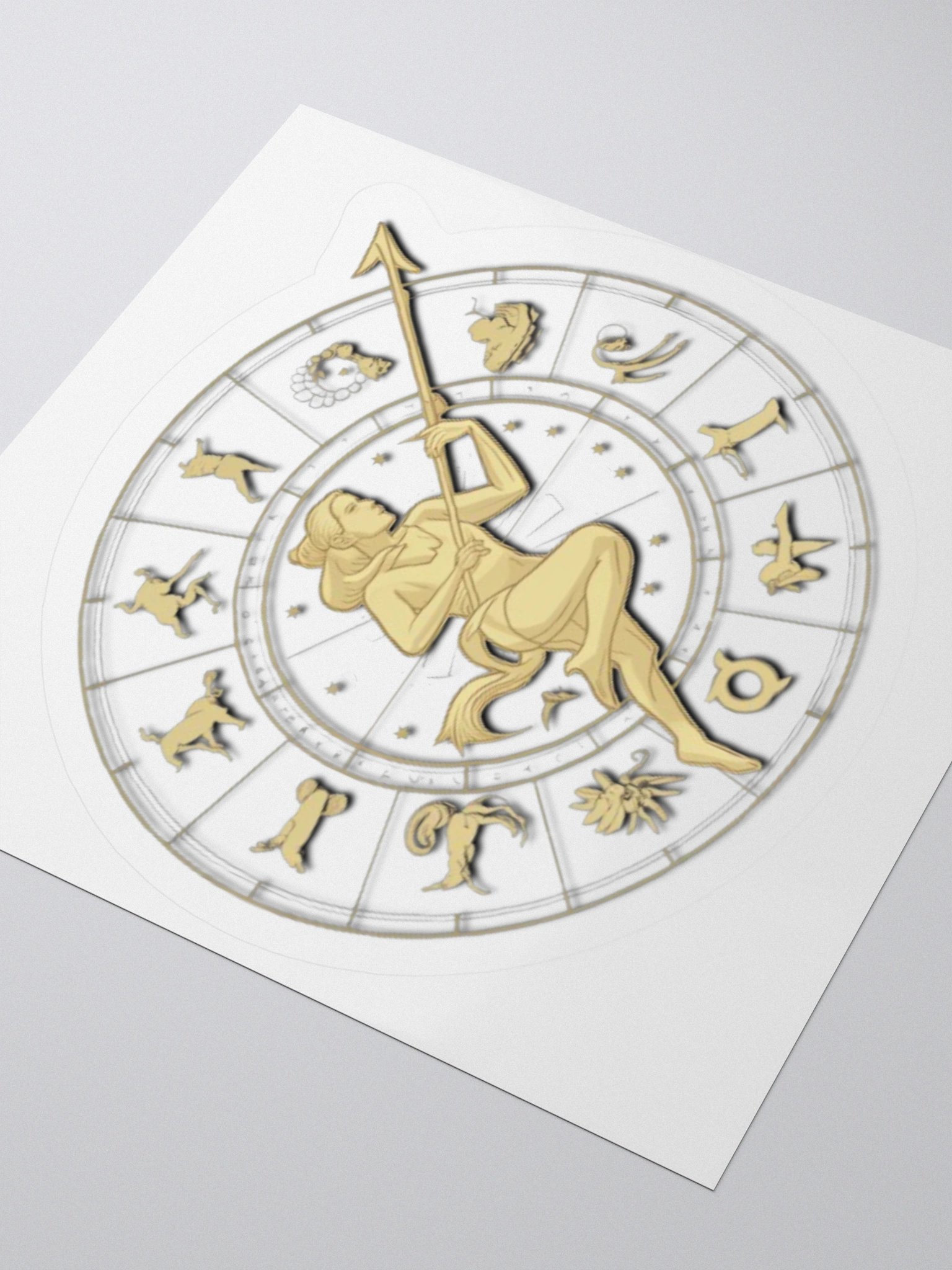 Exclusive Sagittarius Zodiac Sticker: Centaur Archer in Cosmic Twilight - Perfect for Astrology Fans and Unique Gifts! product image (9)