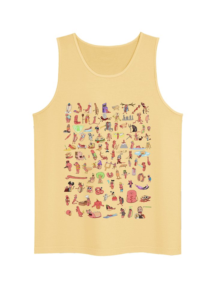 100 Hot Dogs (Hot Summer Tank Top For Hotties!) product image (7)