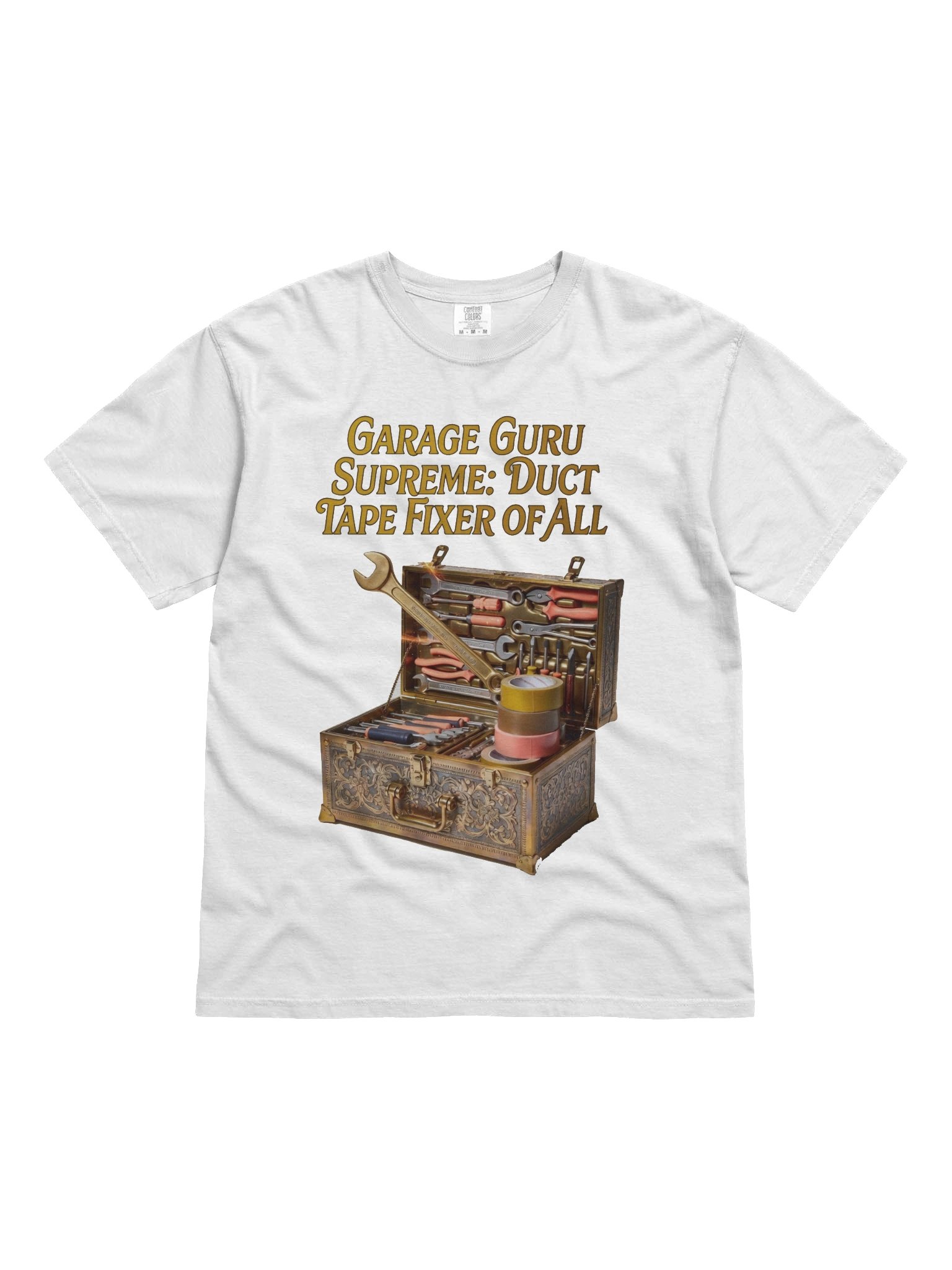 Garage Guru Supreme T Shirt, Duct Tape Fixer Mug, Funny Dad Gift product image (1)