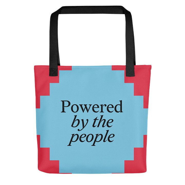 Powered by the People Tote (Red/Blue) product image (2)