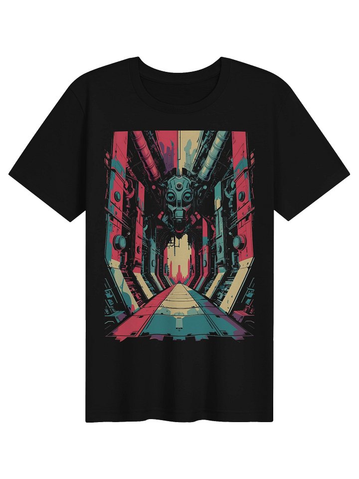 Retro Sci-Fi Gateway Lightweight T-Shirt product image (1)