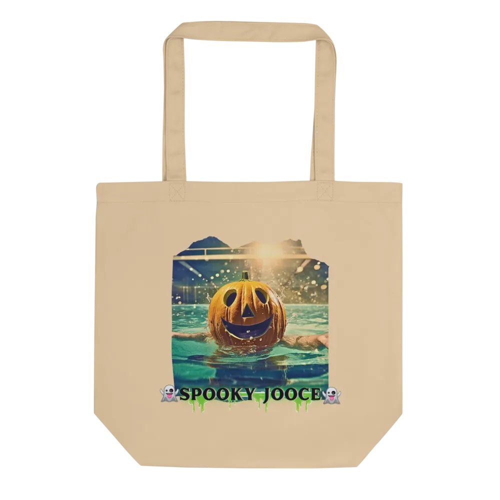 “SPOOKY SWIMZ” Khaki Tote Bag product image (4)