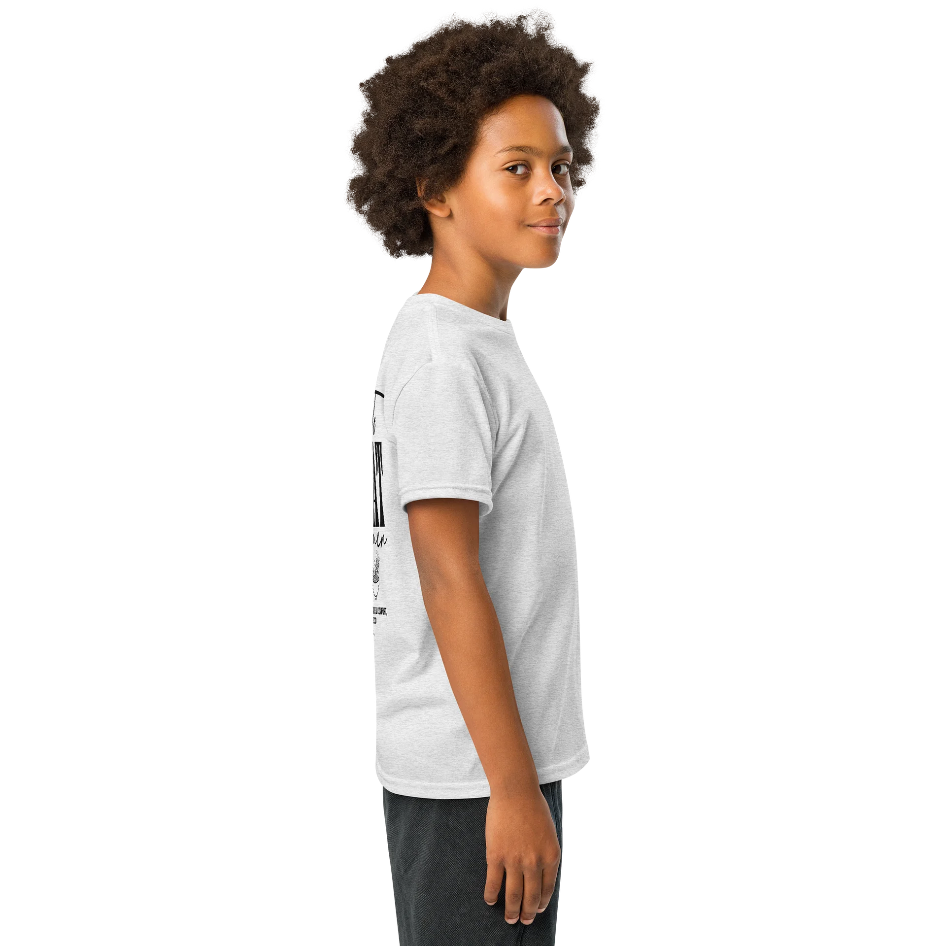 Youth Typography Comfort T-Shirt Light product image (8)