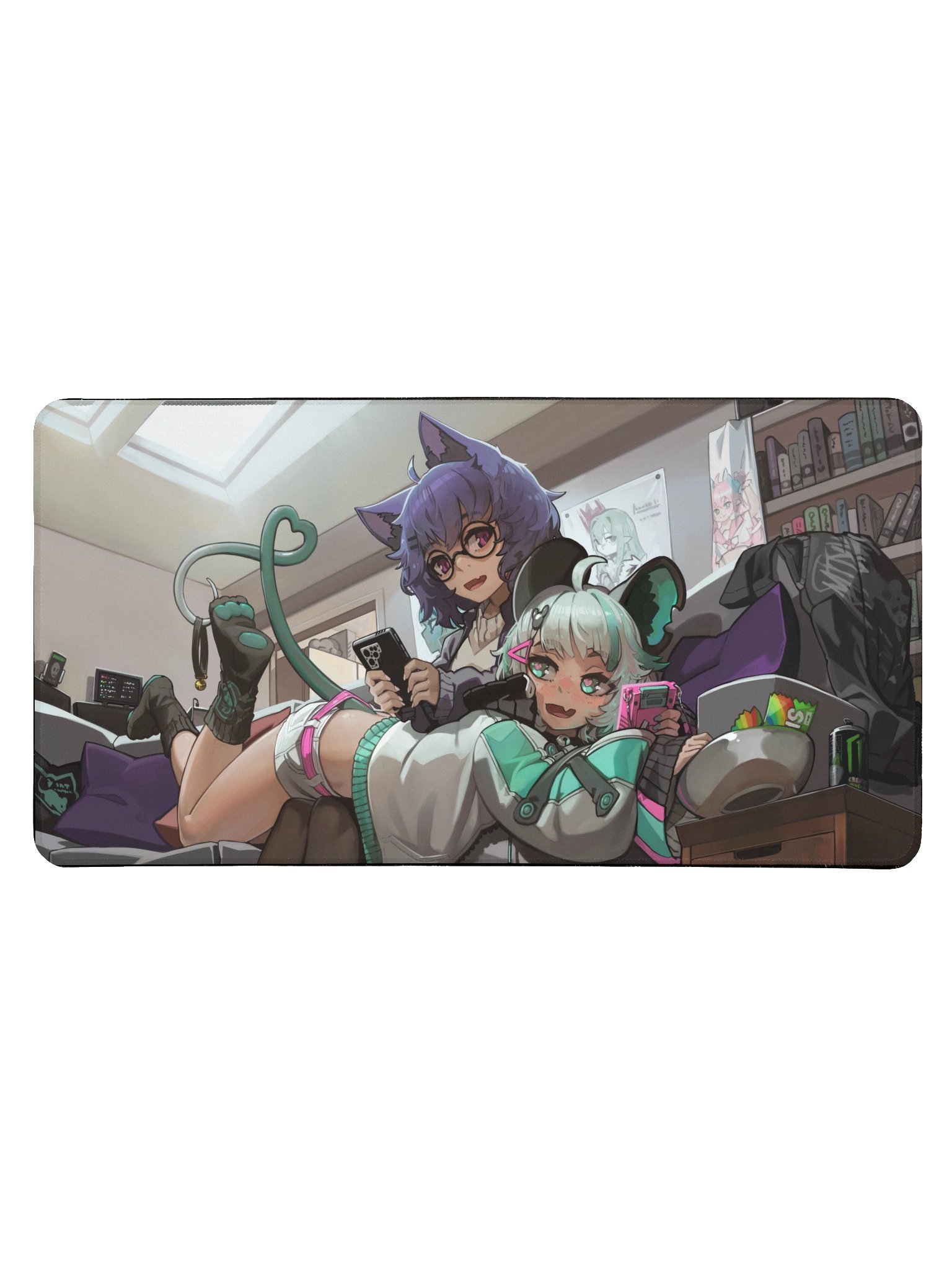 Kourra x Mushy Desk Mat 15.5x31.5 product image (1)