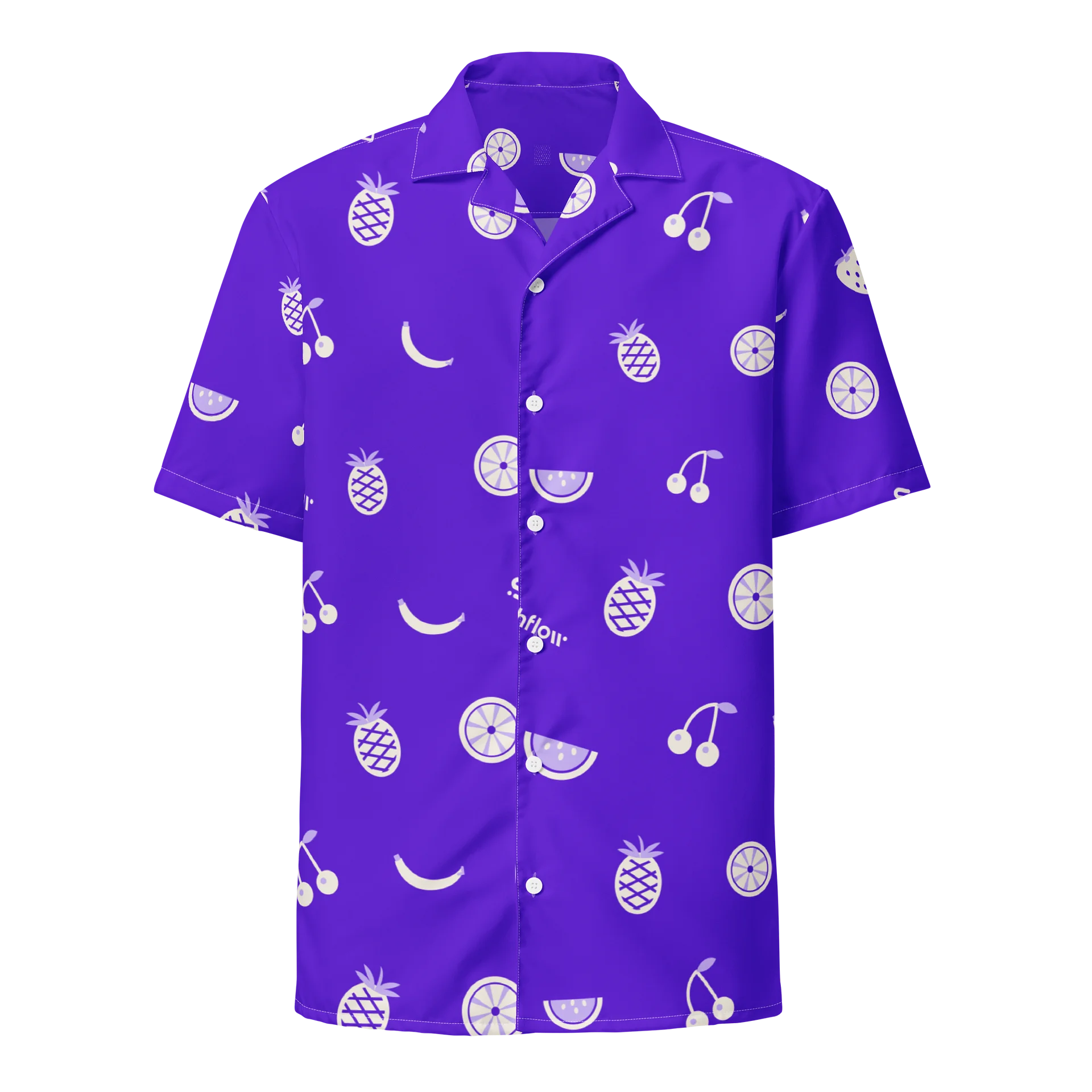 Purple fruit shirt product image (1)