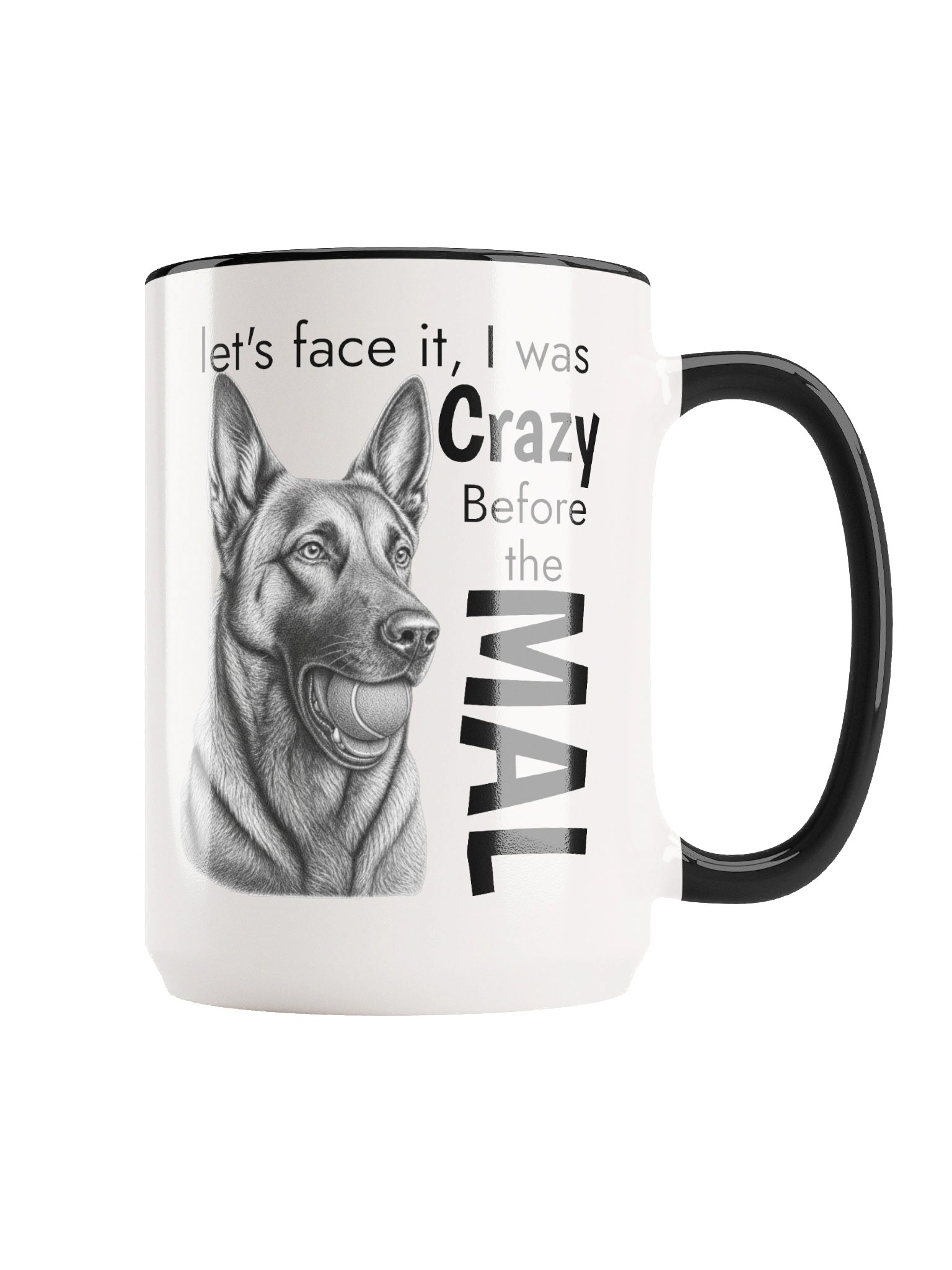 I Was Crazy Before The Mal | Two Toned Coffee Mug product image (2)