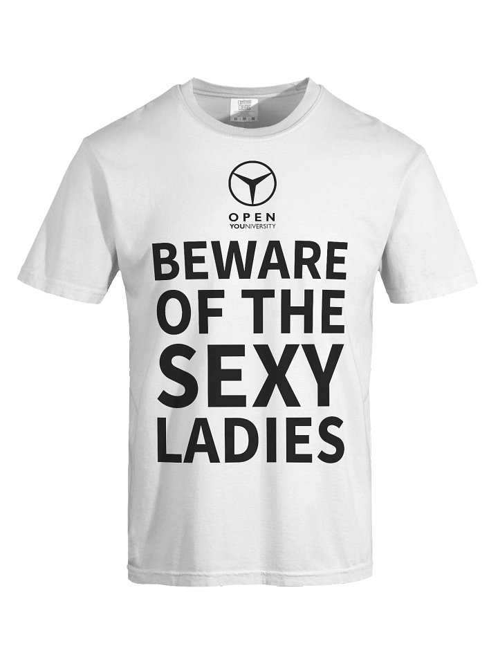 BEWARE OF THE SEXY LADIES - White Version product image (1)