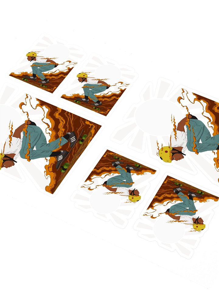 Kiss-cut tuck sticker set product image (2)