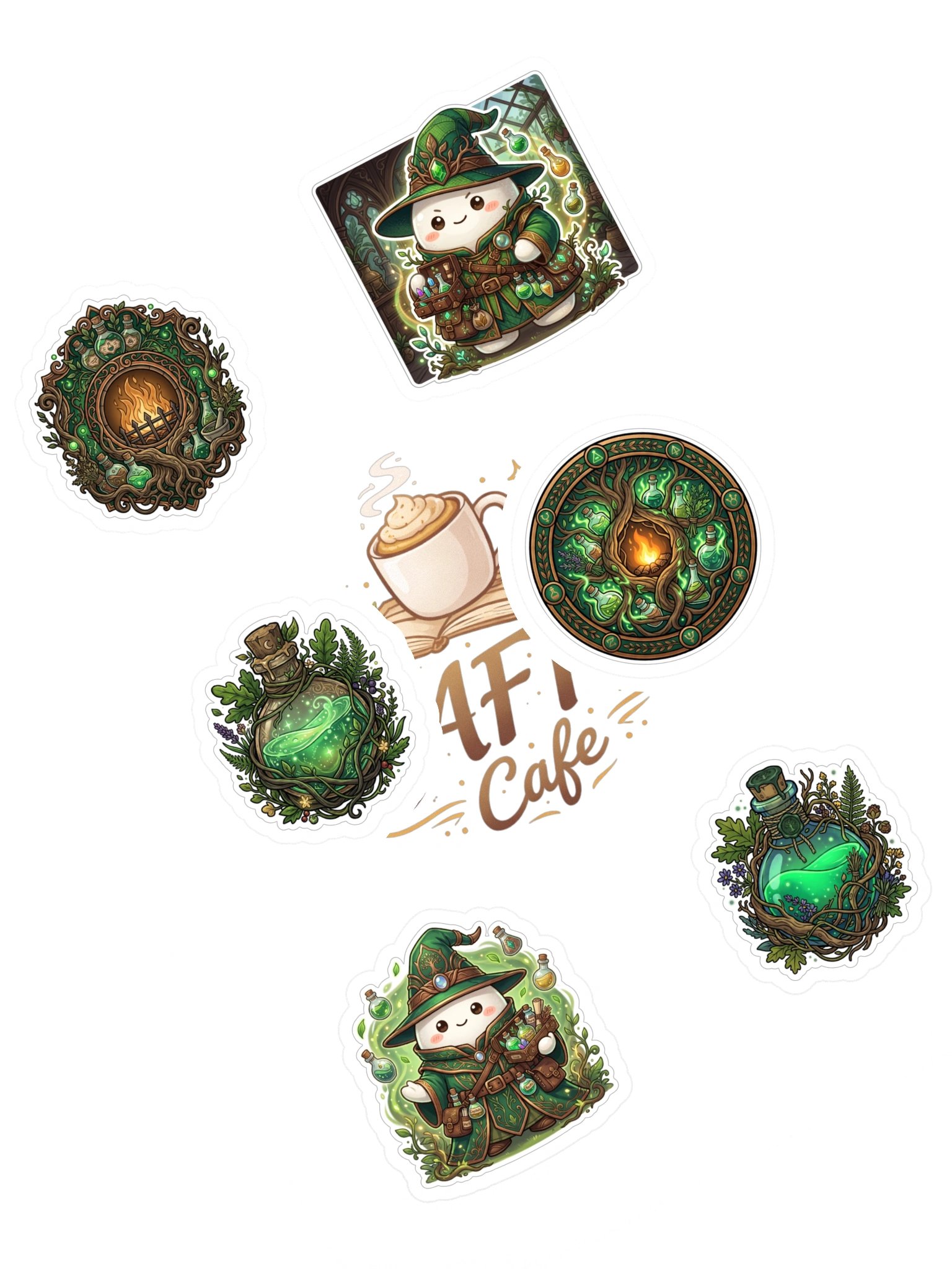 Mochi – House of Verdant Root Sticker Sheet product image (1)