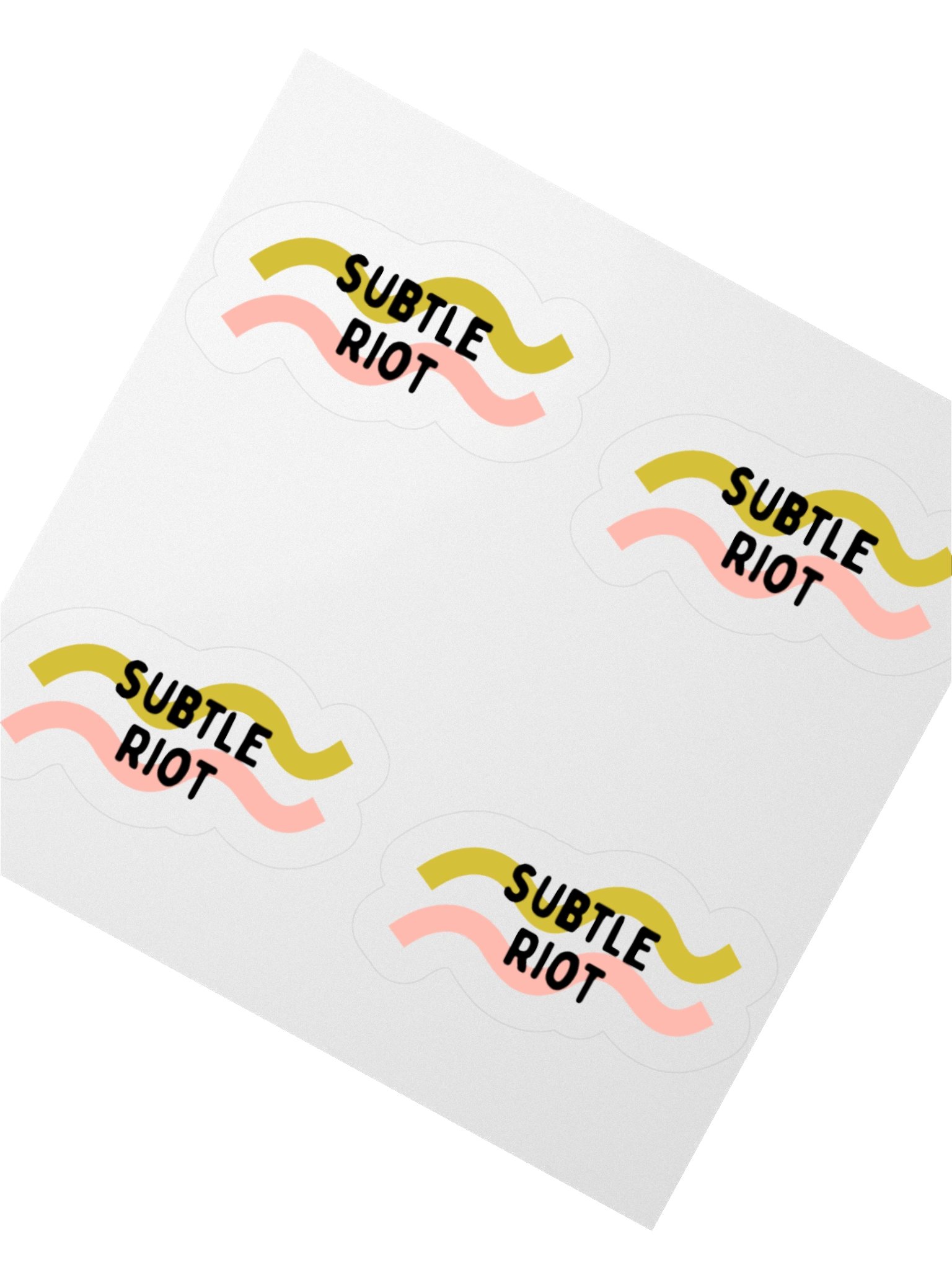 Subtle Riot Kiss Cut Sticker Set product image (2)