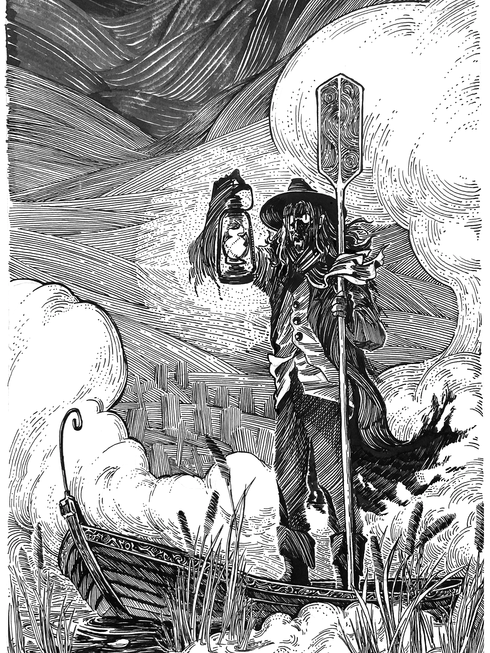 "Gangly" Inktober A4 (free shipping) product image (1)