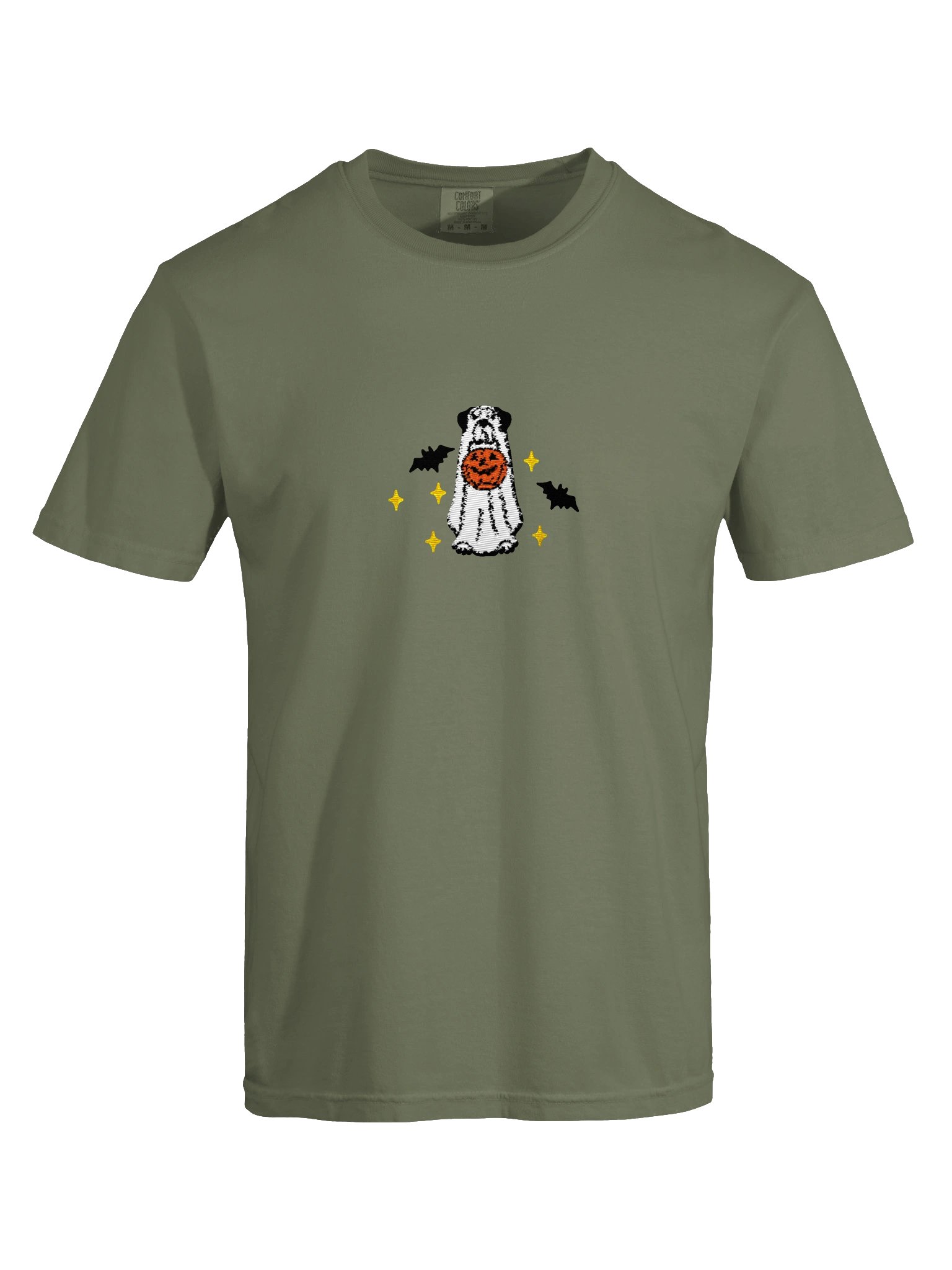 Halloween Great Dane(Harlequin) Embroidered T-Shirt product image (13)