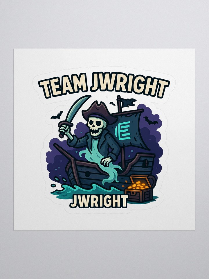 Team JWright Kiss Cut Stickers product image (1)