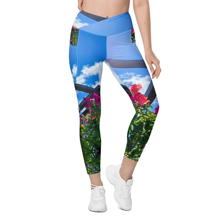 Spring Flowers Leggings with Pockets product image (1)