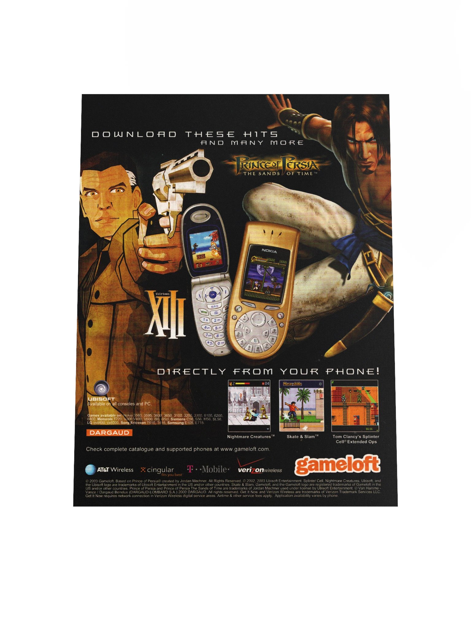 Gameloft Nokia N-Gage Games - Promotional Poster/Flyer product image (4)