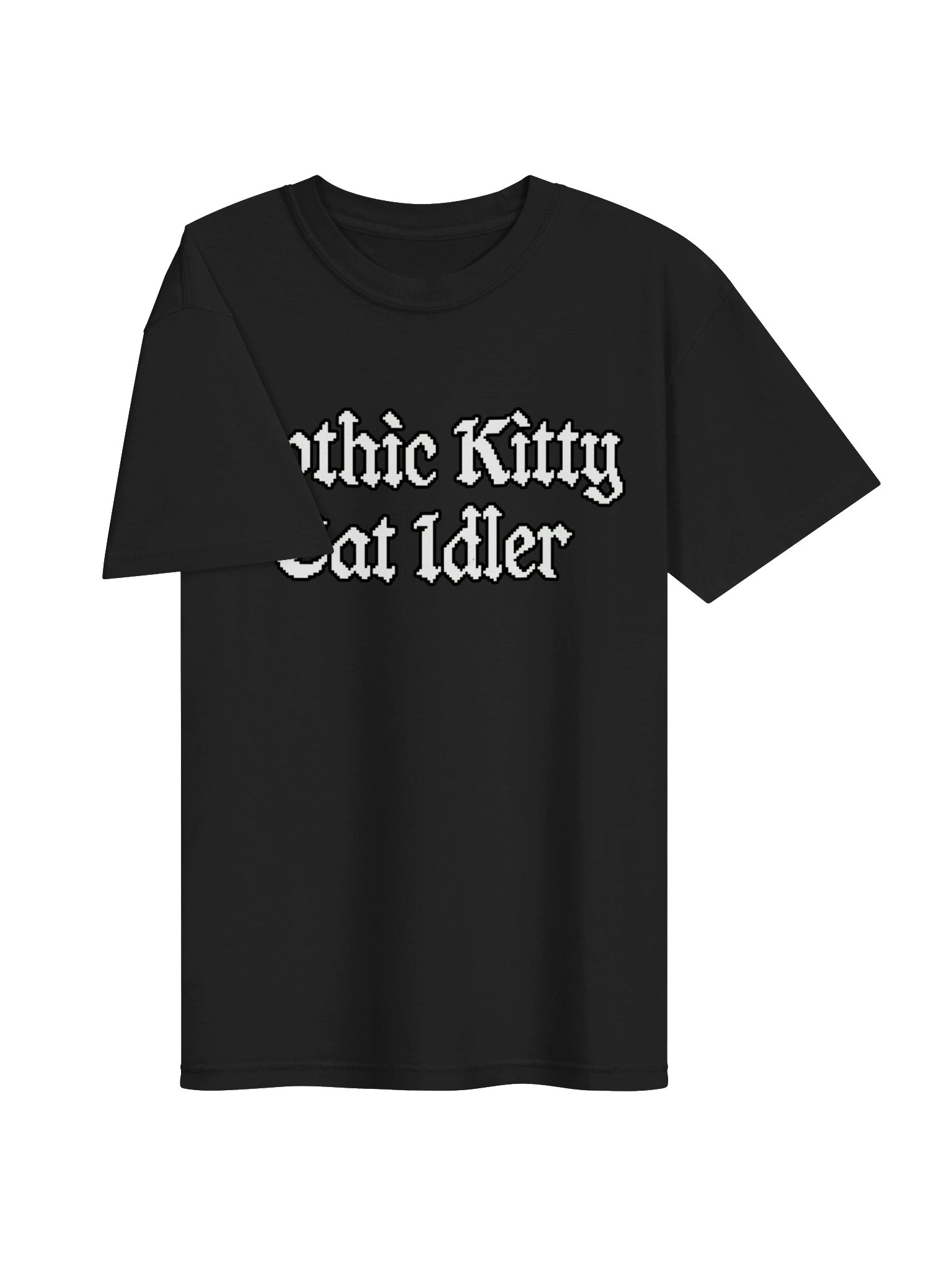 Gothic Kitty Cat Idler Tee product image (3)