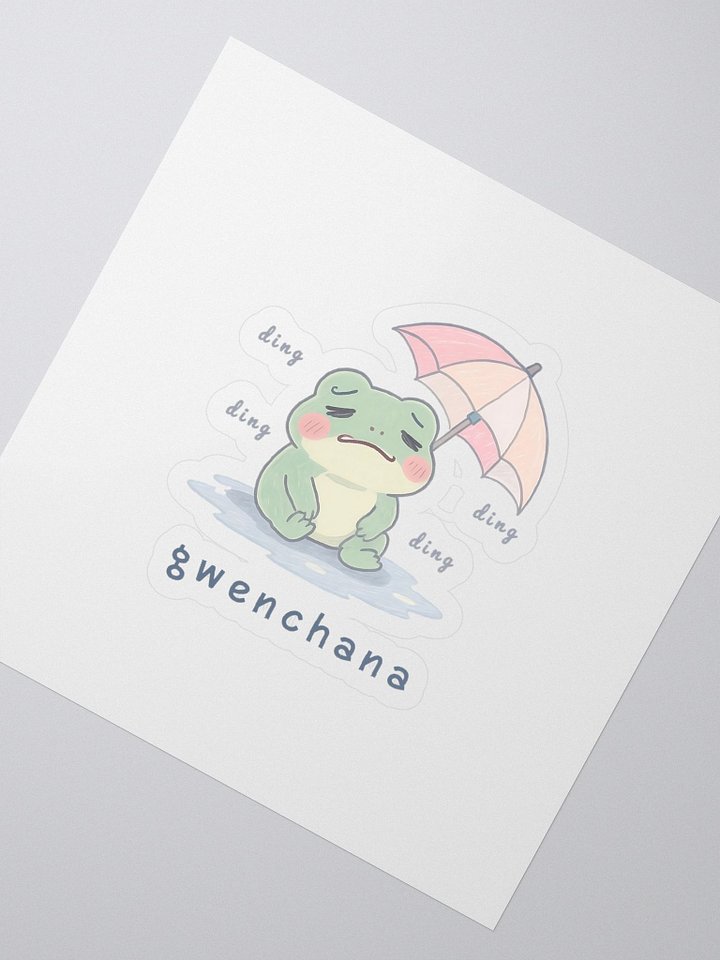 Gwenchana Frog Kiss Cut Stickers product image (2)