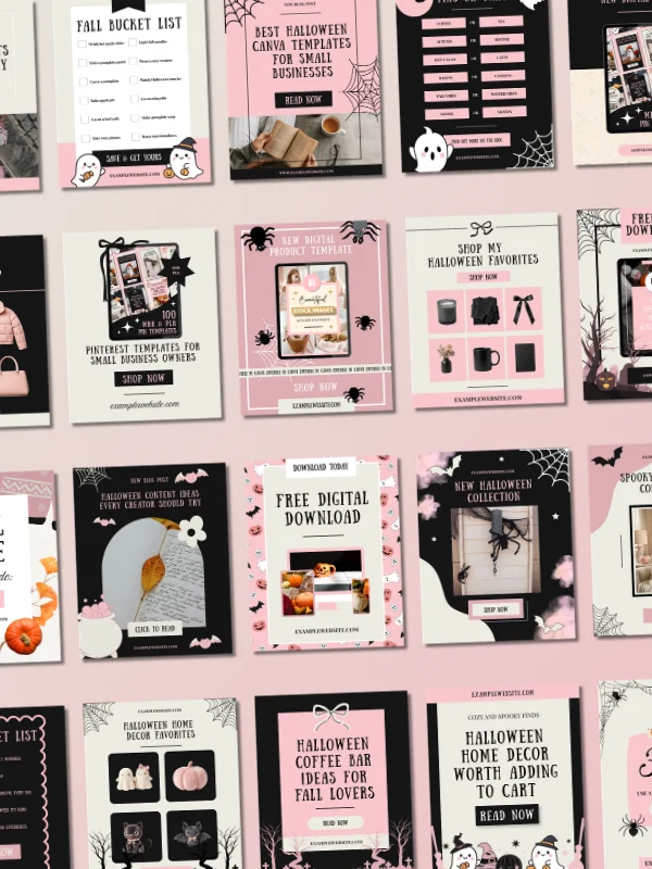 Coquette Halloween Instagram Story Templates product image (2)