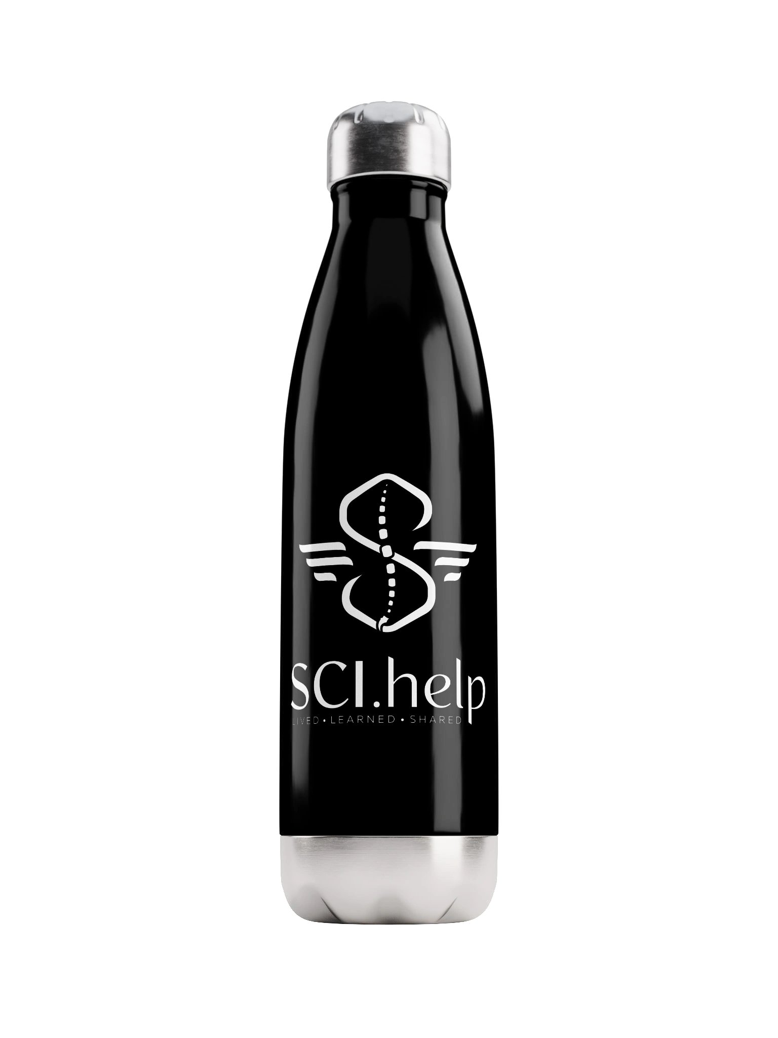 Water Bottle - Black/White product image (1)