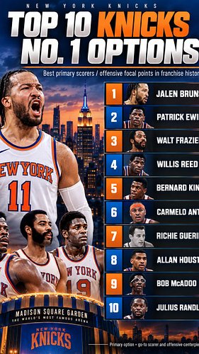 Is Jalen Brunson already the greatest Knick of all time? The conversation is getting harder to ignore. 🗽🏀#theobjectiveknicksf...