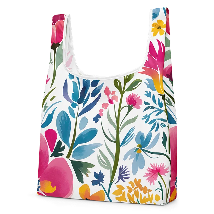 Whimsical Blooms Shopping Bag product image (2)